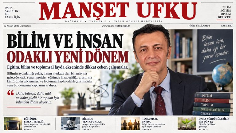 Prof. Dr. Bilal Semih Bozdemir çalışmaları için hazırlanmış temsili dijital gazete manşeti, gerçek röportaj fotoğrafı değildir